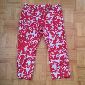 Floral Pants cropped